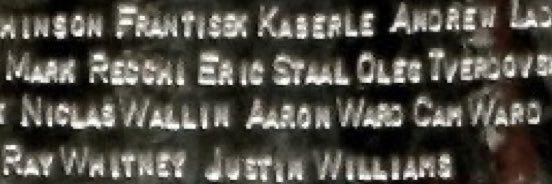 Aaron Ward's banner