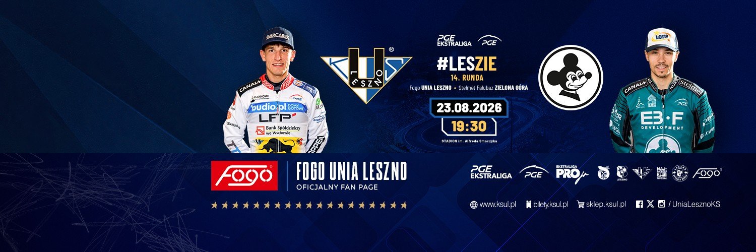Unia Leszno's banner