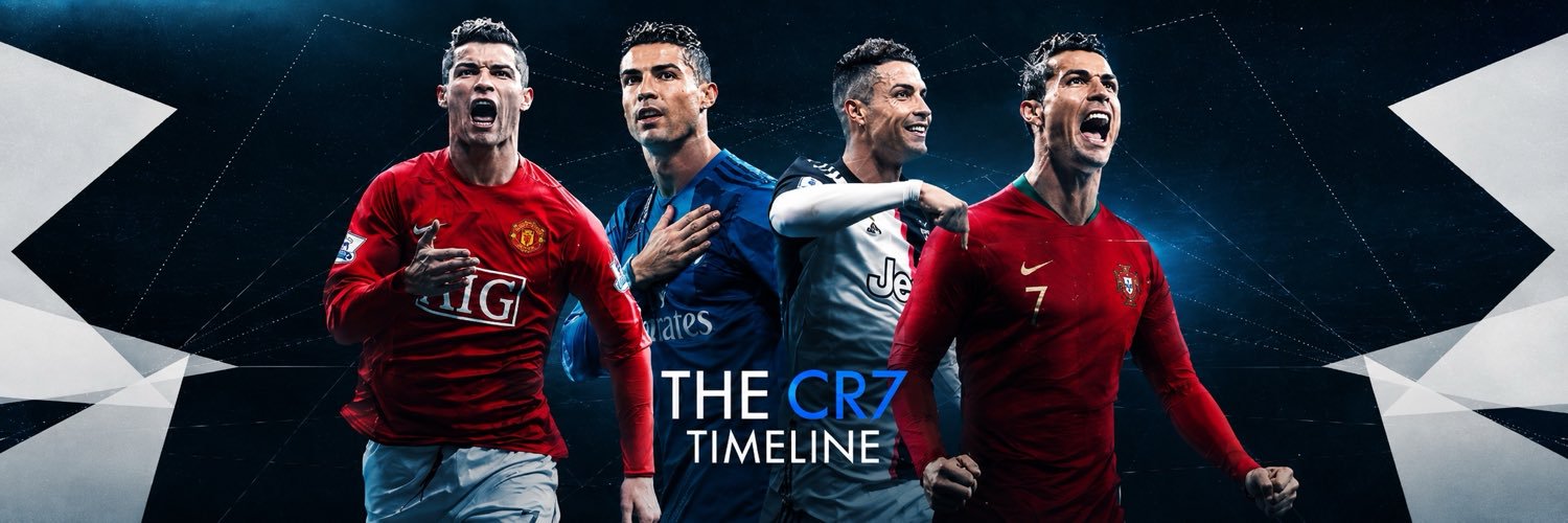 The CR7 Timeline's banner