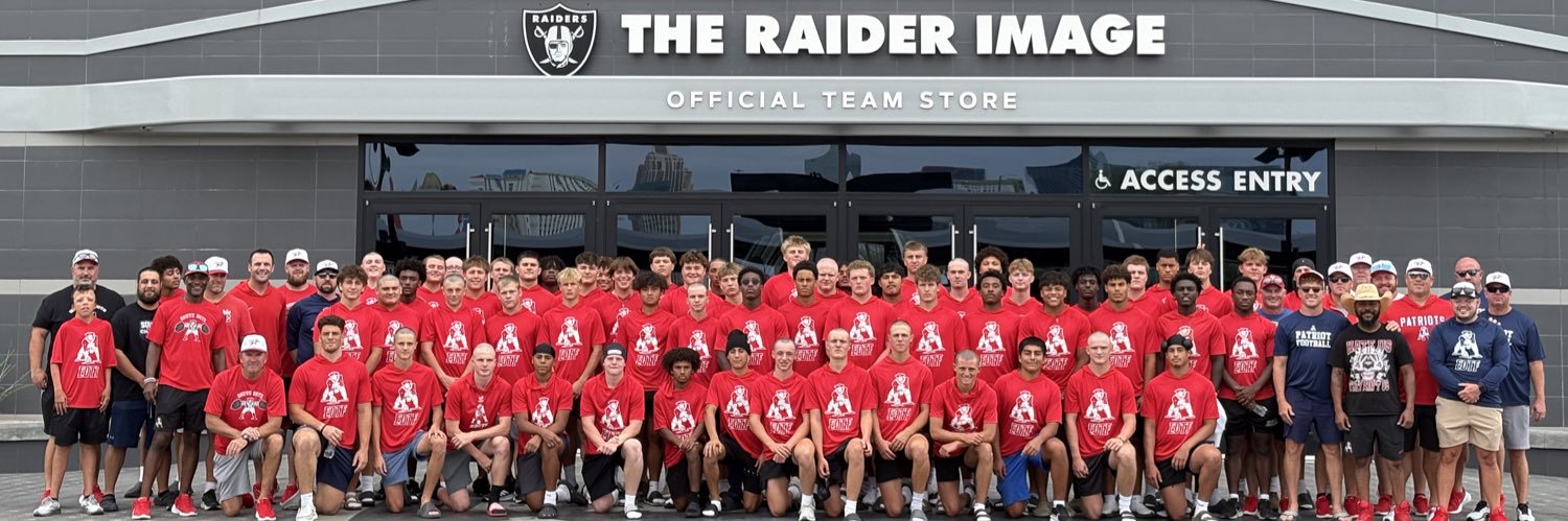 Millard South Football's banner