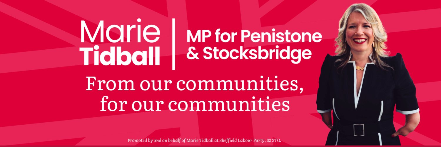 Dr Marie Tidball MP's banner