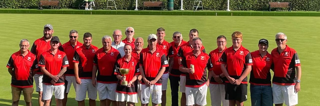 Bon-y-maen bowls club's banner