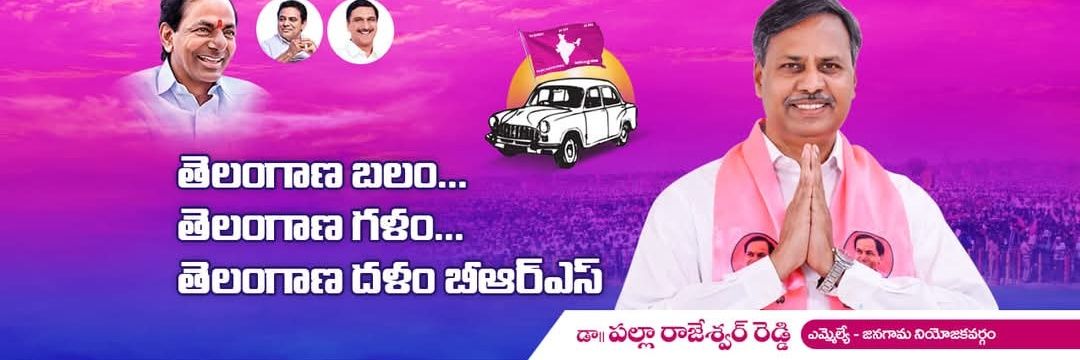 Dr. Palla Rajeshwar Reddy's banner