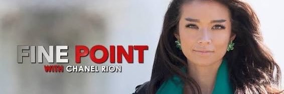 Chanel Rion OAN's banner