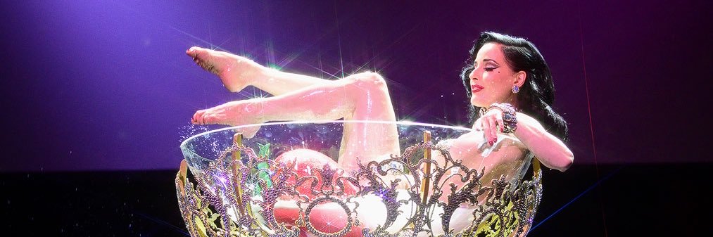Dita Von Teese's banner