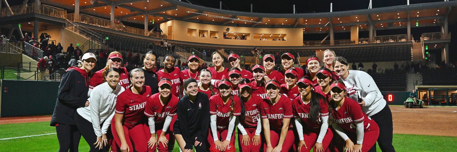 Stanford Softball's banner