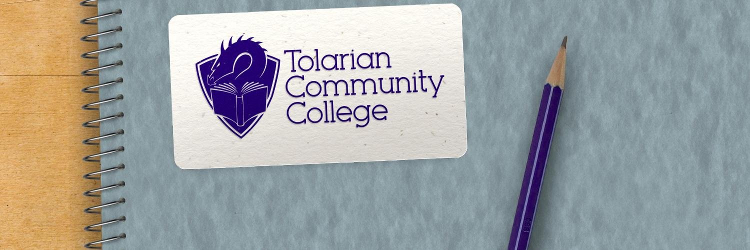 Tolarian Community College's banner