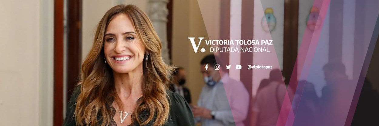 Victoria Tolosa Paz's banner