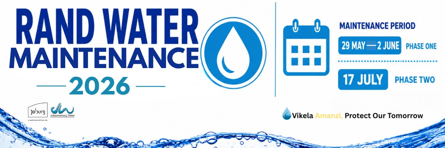 Johannesburg Water's banner