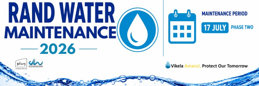 Johannesburg Water's banner