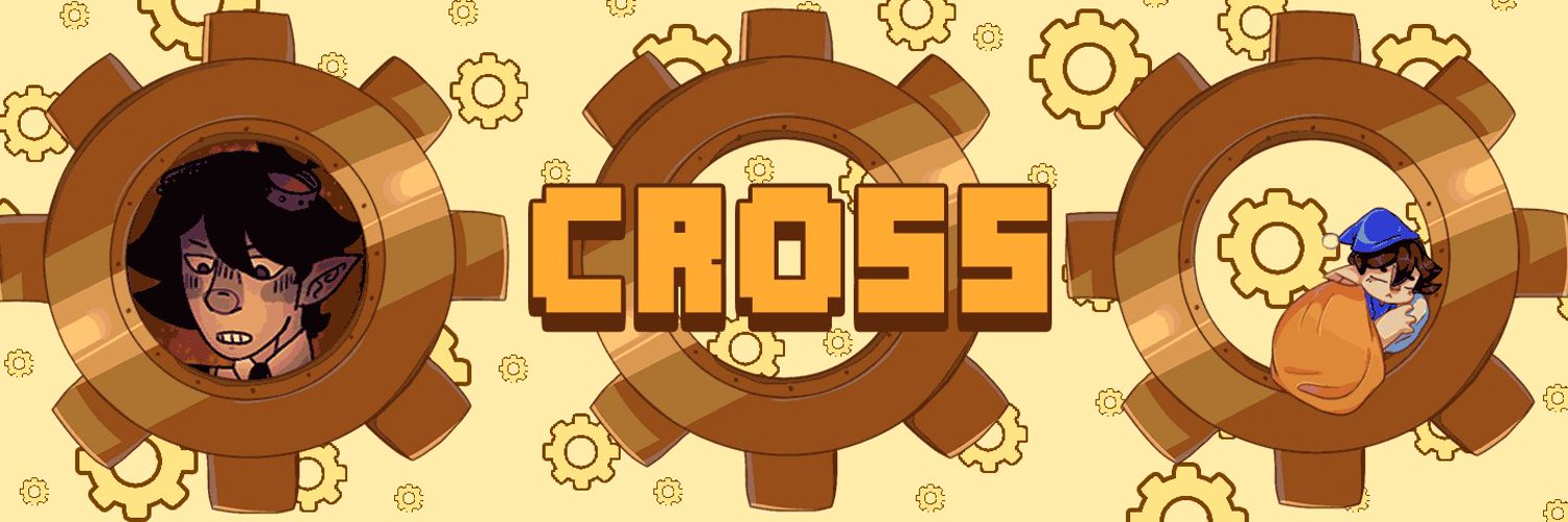 Cross ⚙'s banner