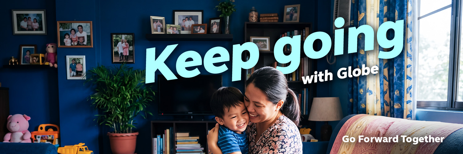 Globe Telecom's banner