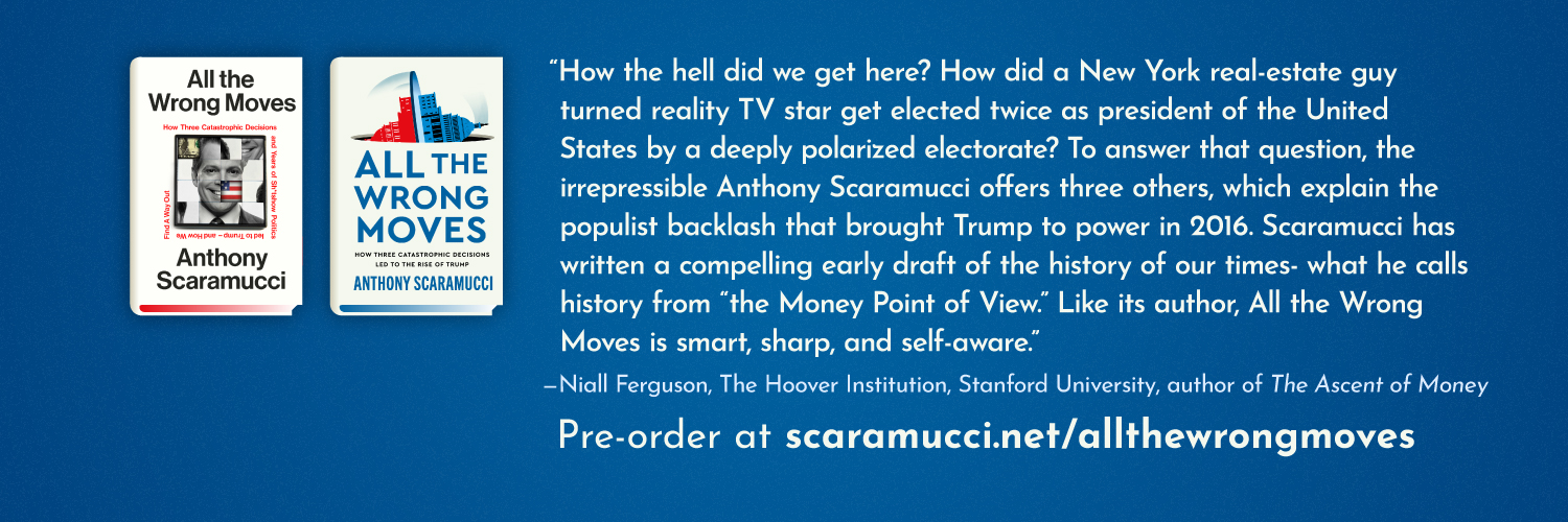 Anthony Scaramucci's banner