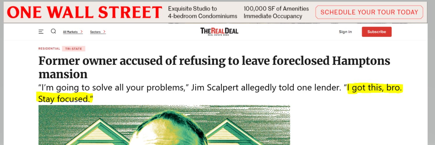 Jim Scalpert's banner