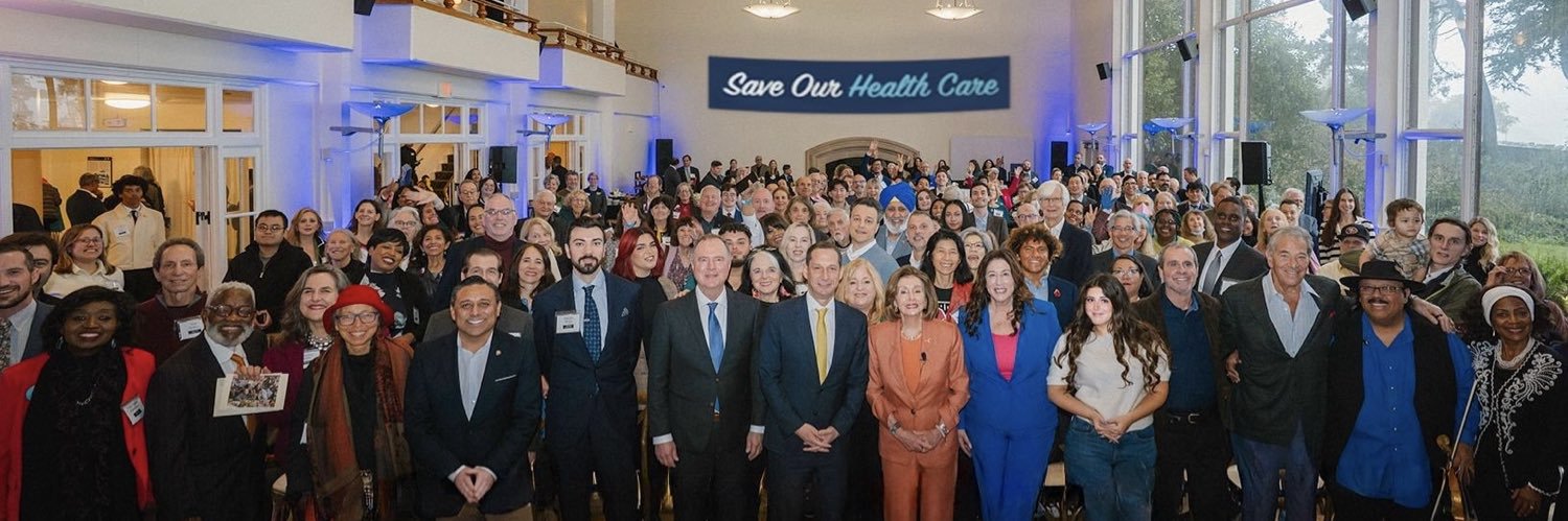Nancy Pelosi's banner