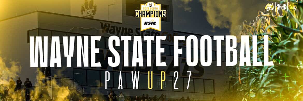 Wayne State Football's banner