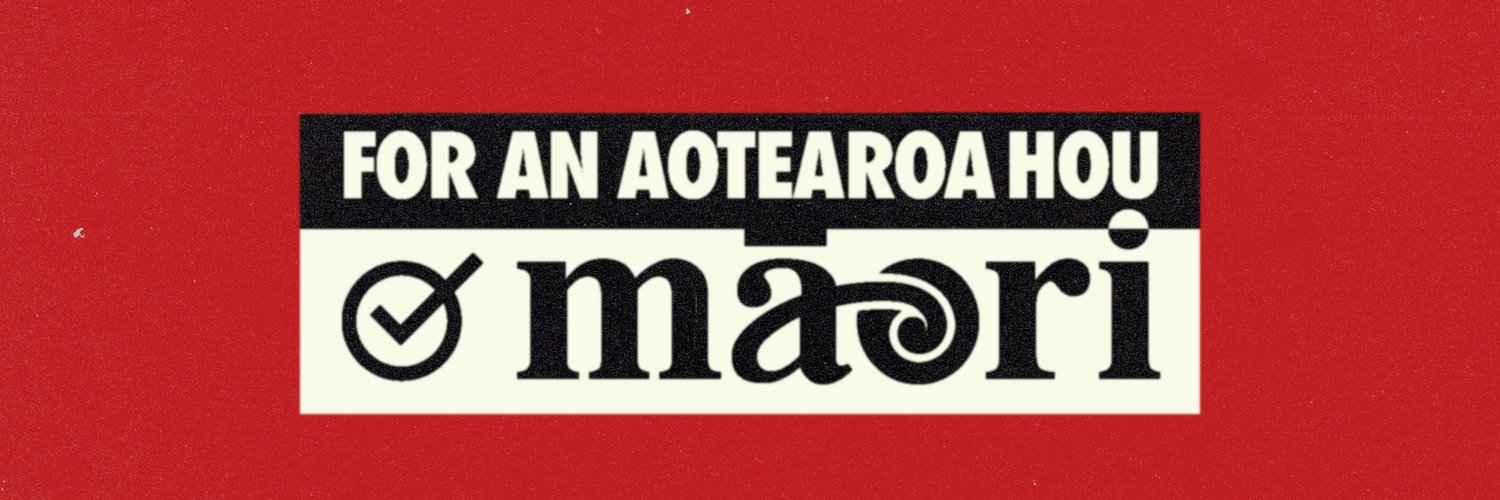 Te Pāti Māori's banner