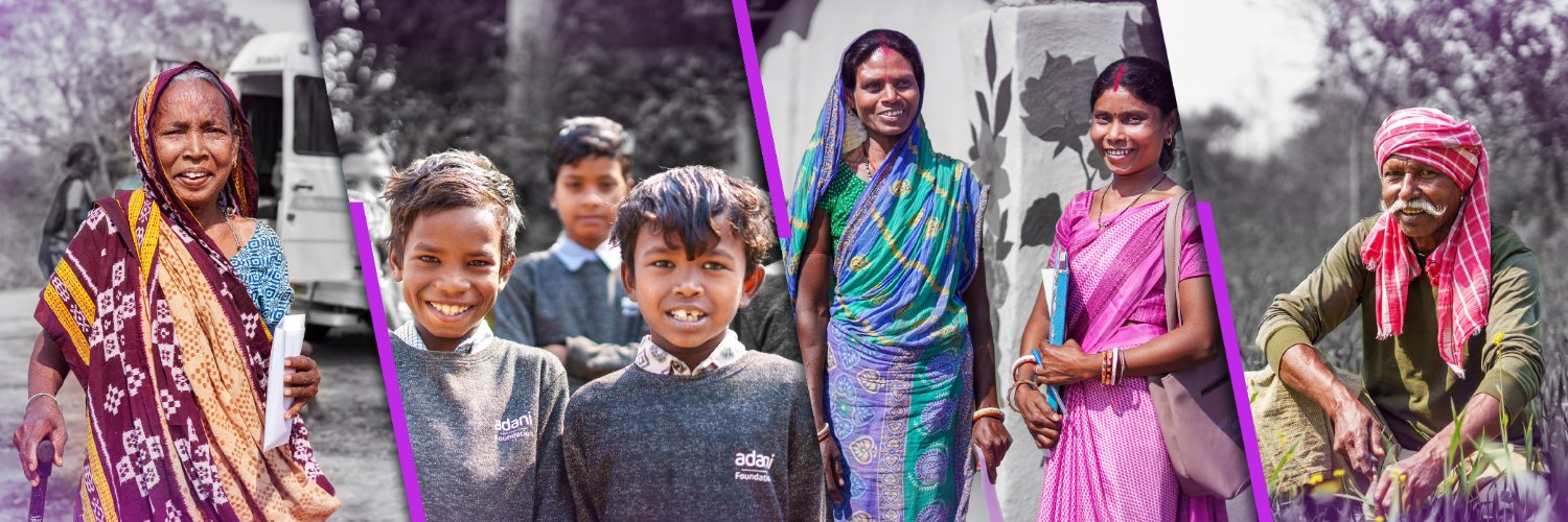 Priti Adani's banner