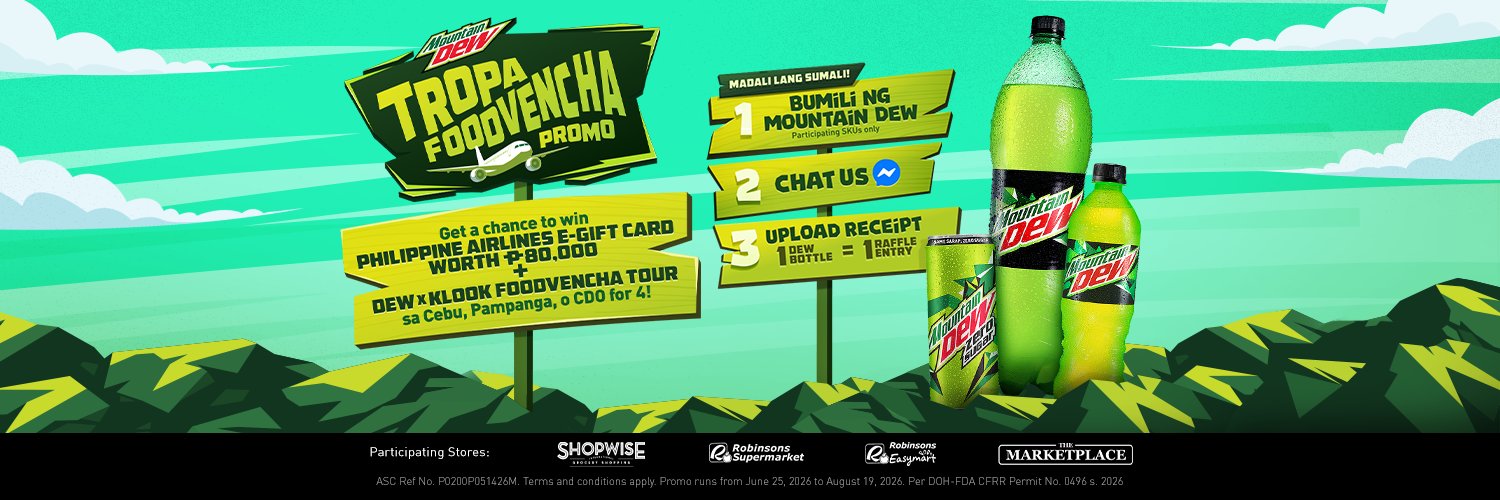 Mountain Dew PH's banner