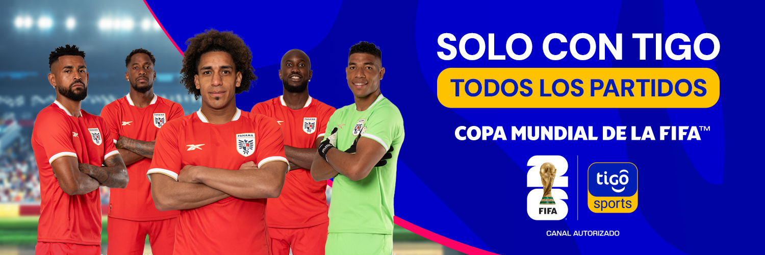 Tigo Panamá's banner