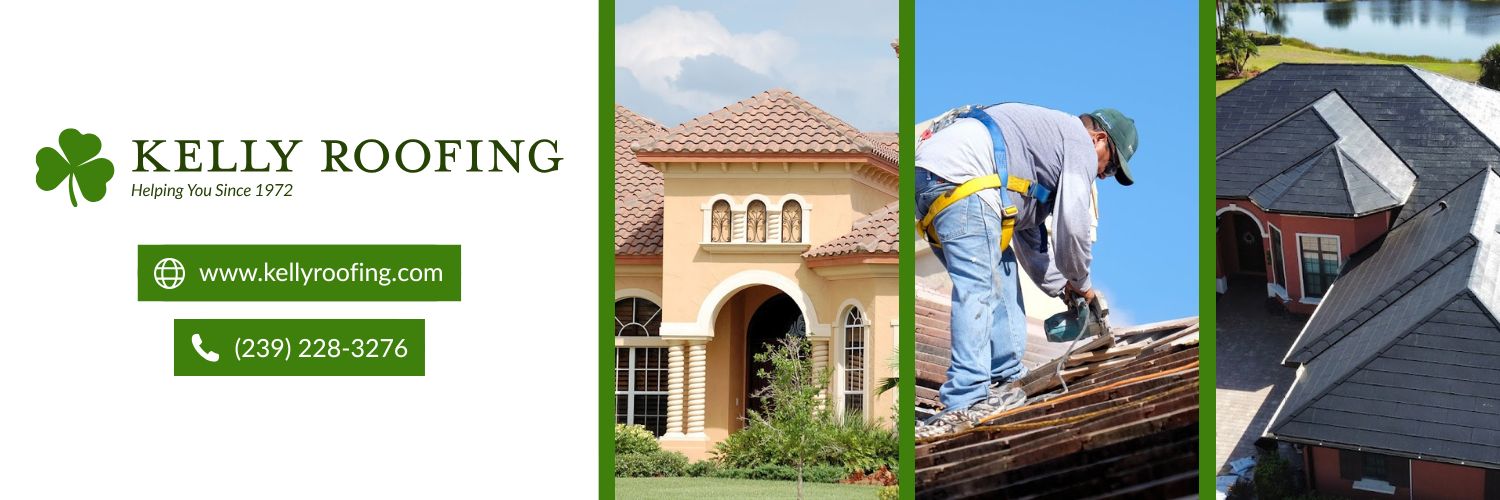 Kelly Roofing's banner