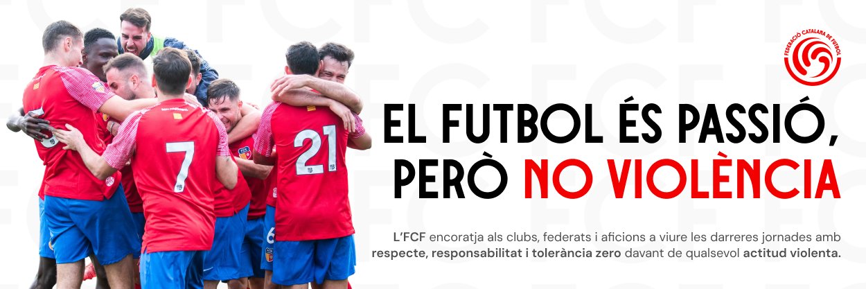 Federació Catalana de Futbol's banner