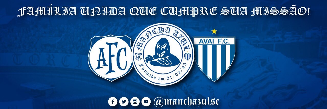 Torcida Mancha Azul's banner