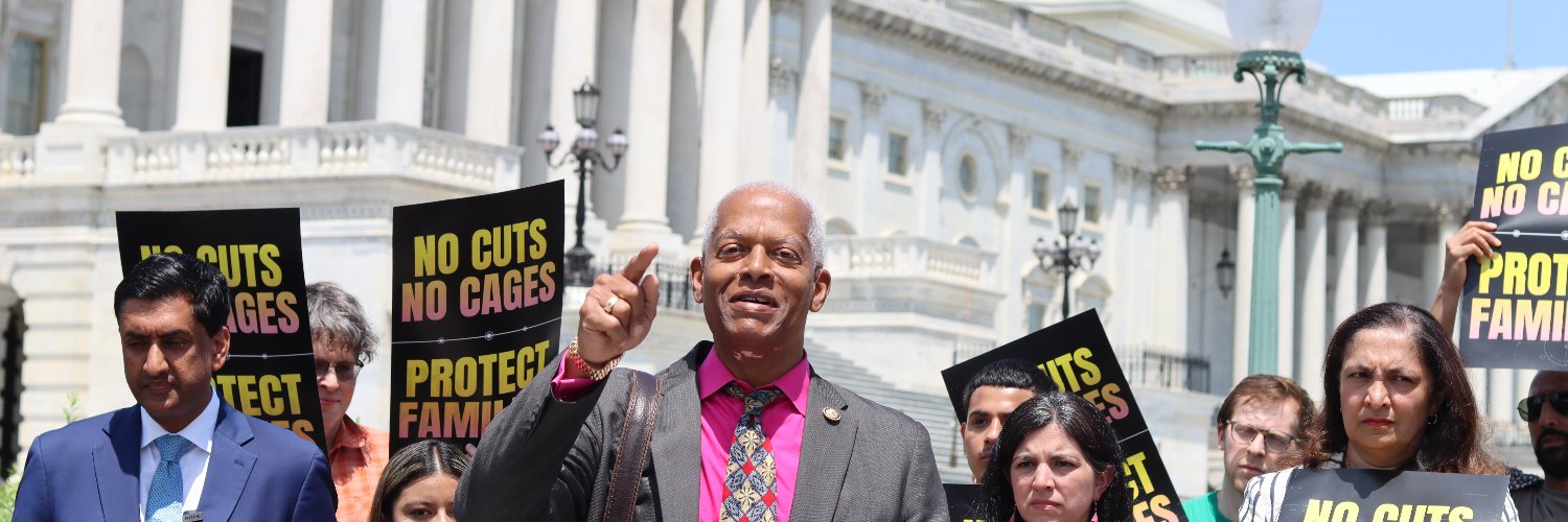 Rep. Hank Johnson's banner