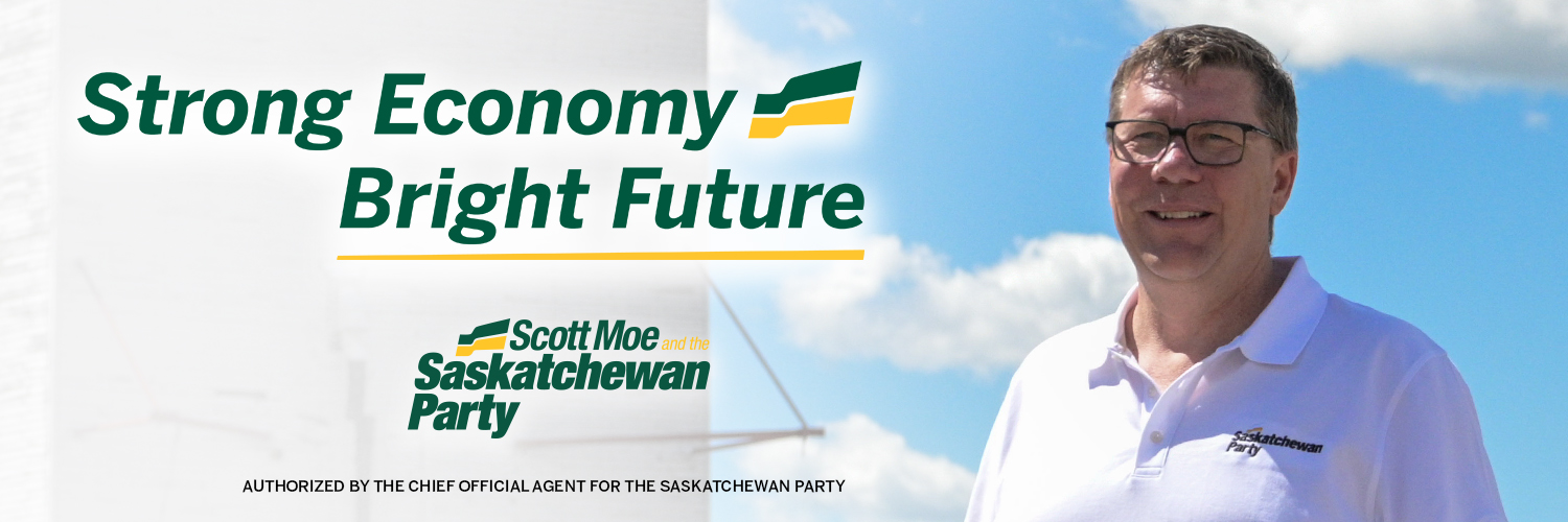 Saskatchewan Party's banner