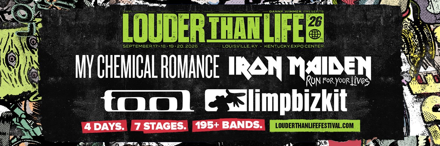 Louder Than Life's banner