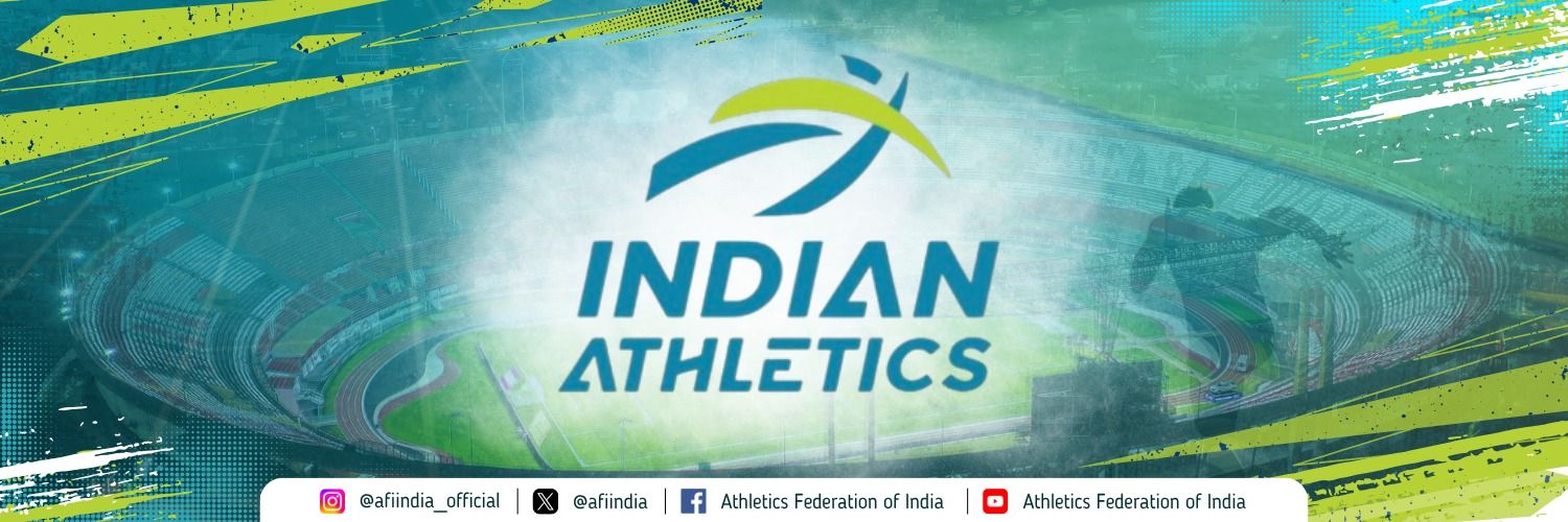 Athletics Federation of India's banner