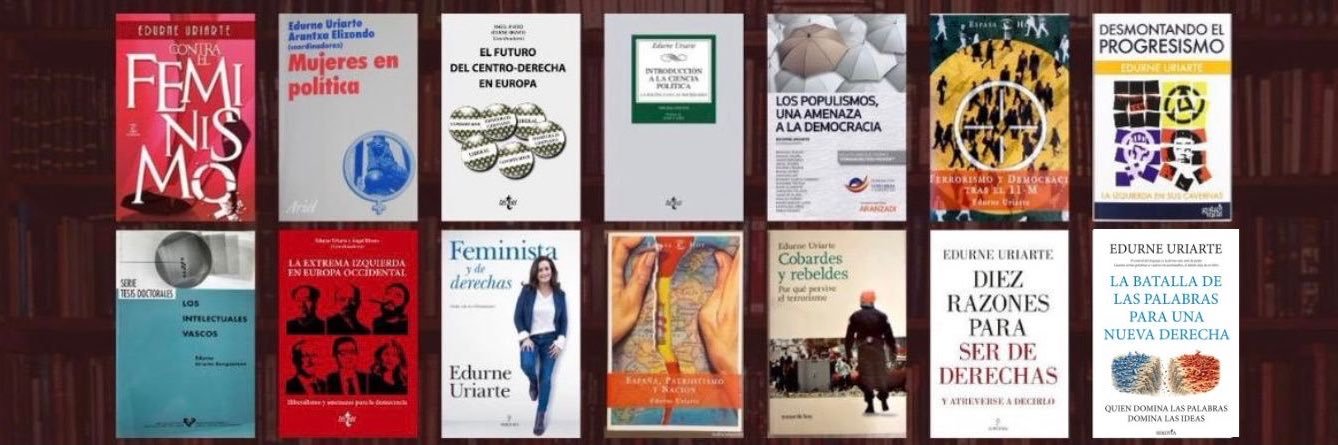 Edurne Uriarte's banner