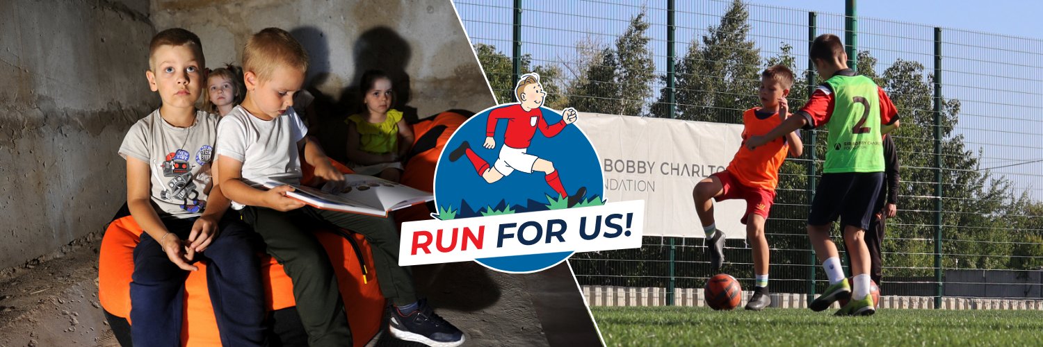 The Sir Bobby Charlton Foundation's banner