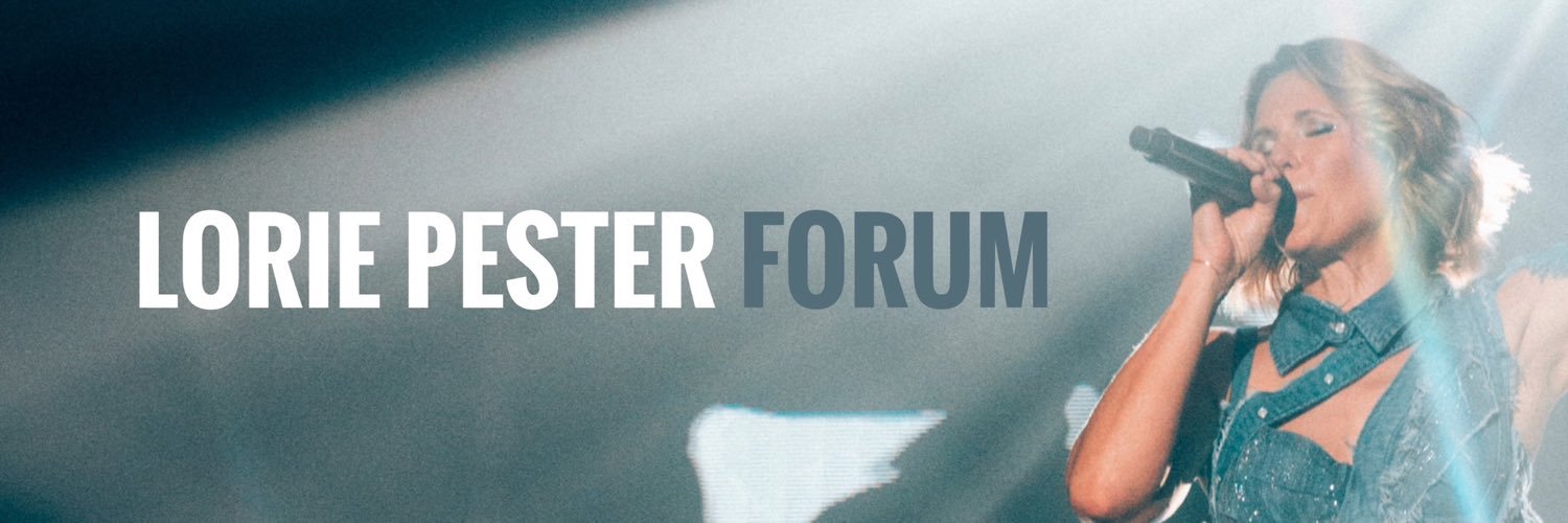 Lorie Pester Forum's banner