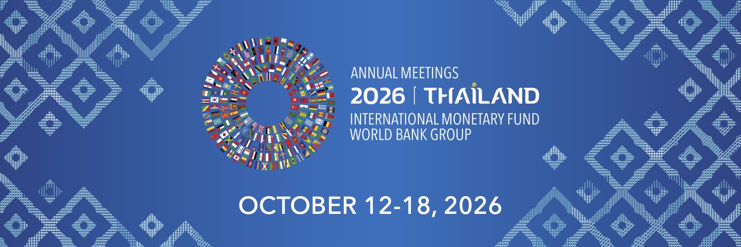 IMF's banner