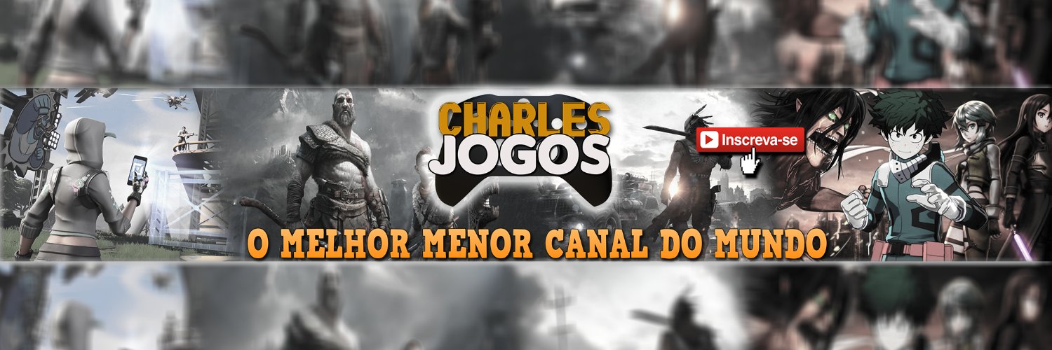 CHARLES JOGOS #100K no Youtube's banner