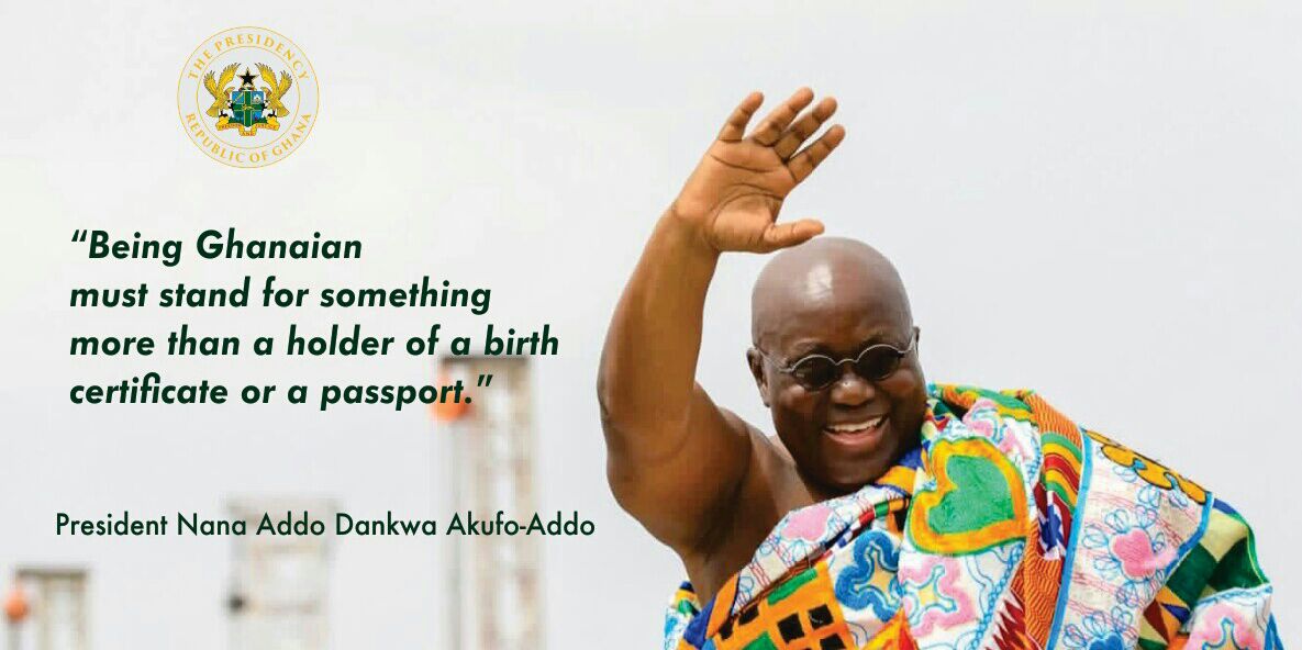 Rebecca Akufo-Addo's banner