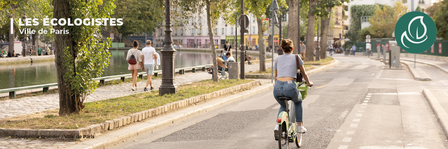 Les Écologistes - Ville de Paris's banner
