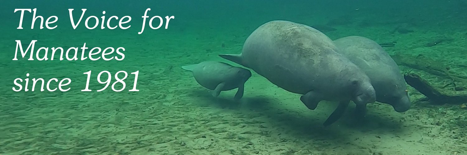 Save the Manatee's banner