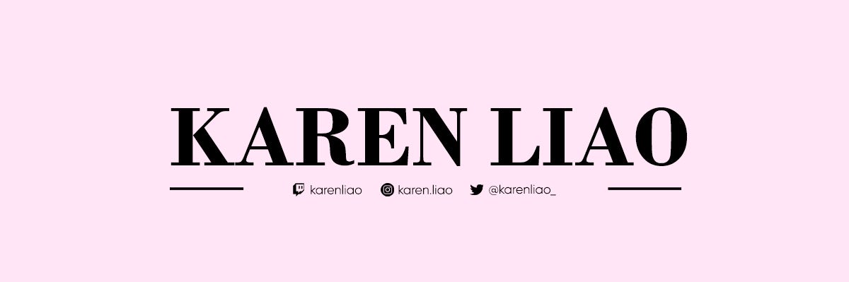Karen Liao's banner