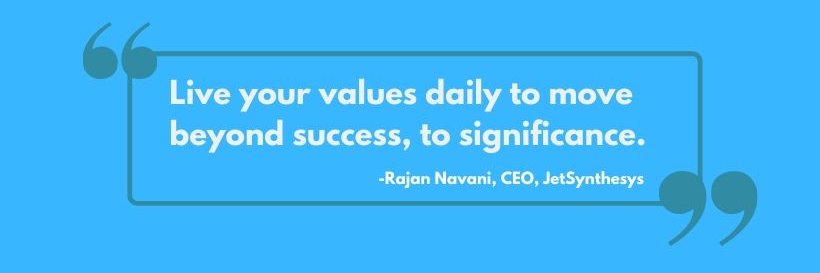 Rajan Navani's banner