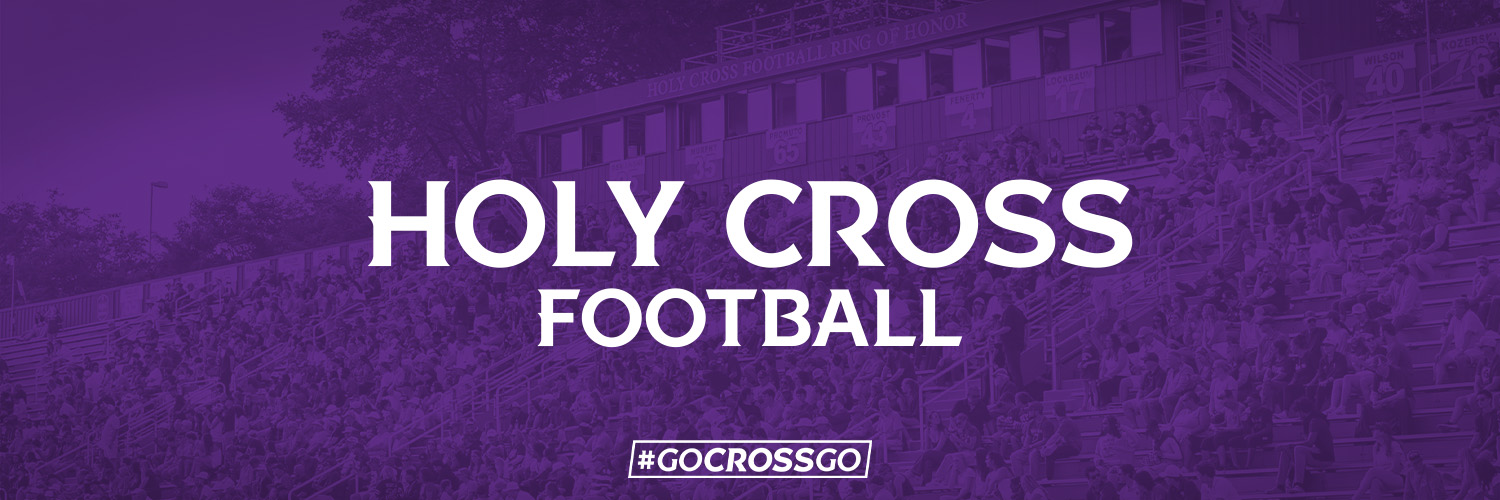 Holy Cross Football's banner