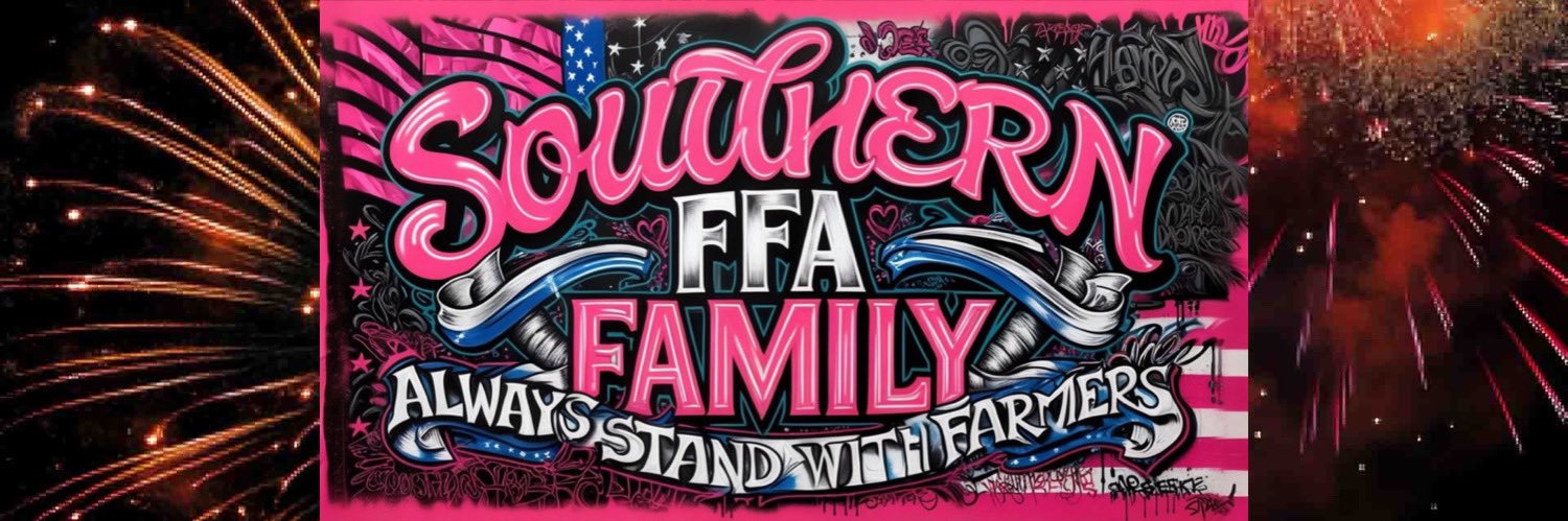 Southern FFA Family's banner