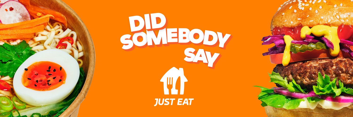 Just Eat UK's banner