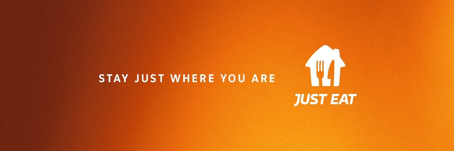 Just Eat UK's banner
