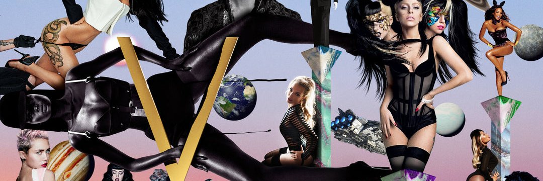 V Magazine's banner