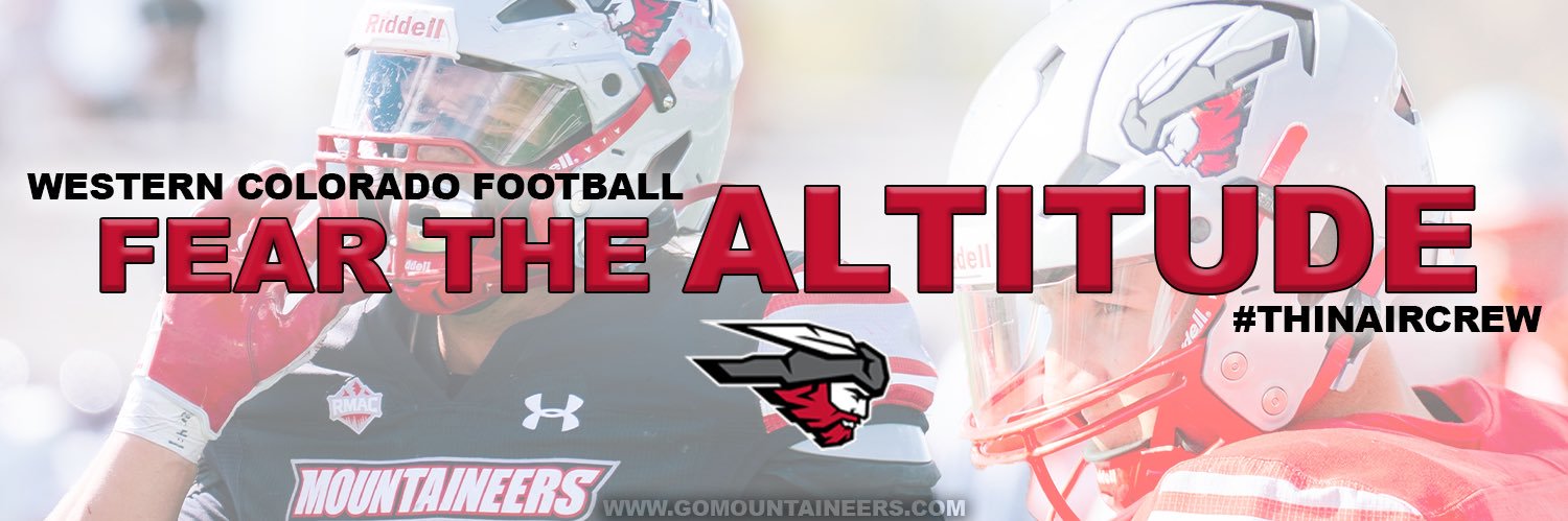 Western Colorado Football's banner