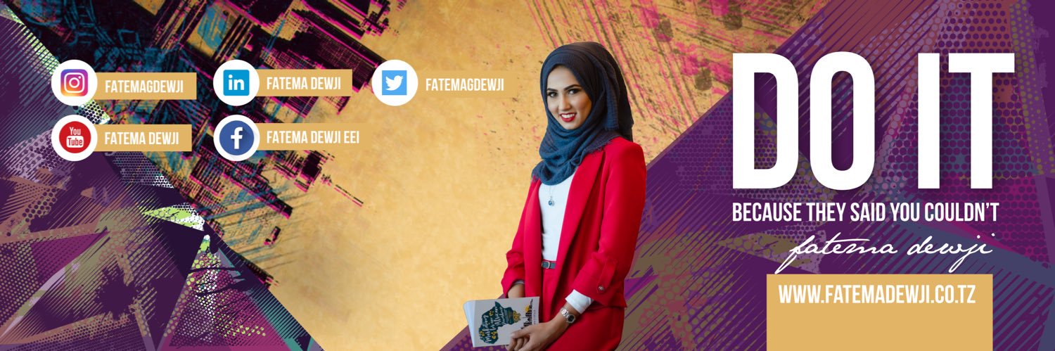 Fatema Dewji's banner