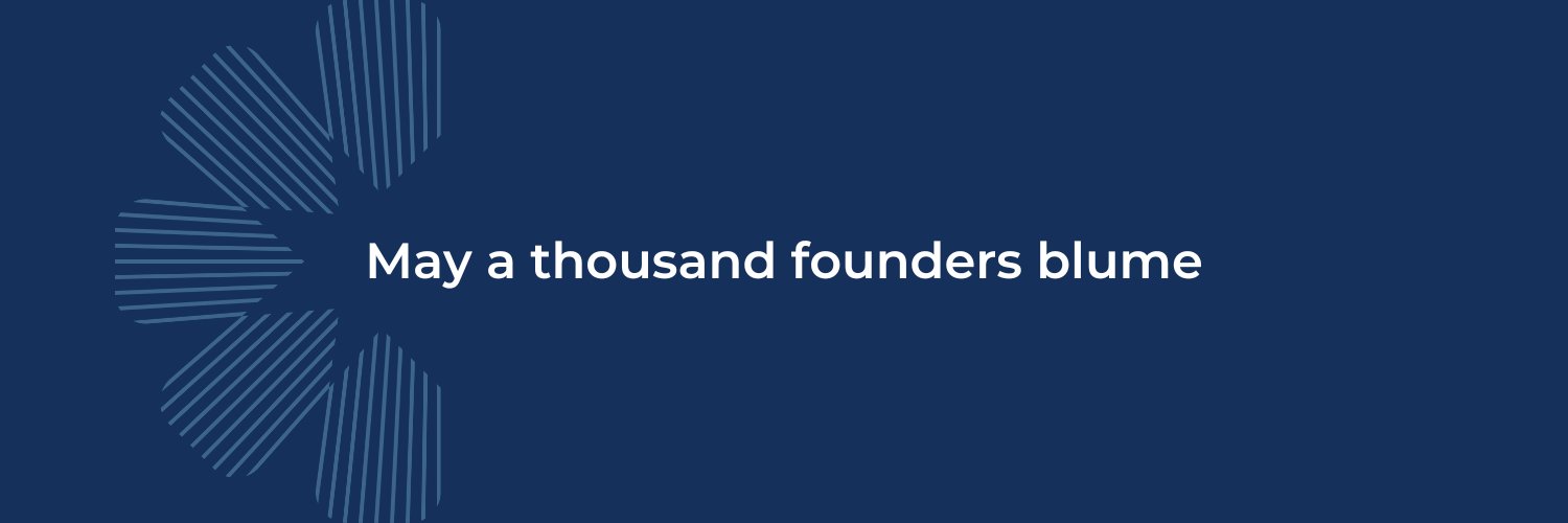 Blume Ventures's banner