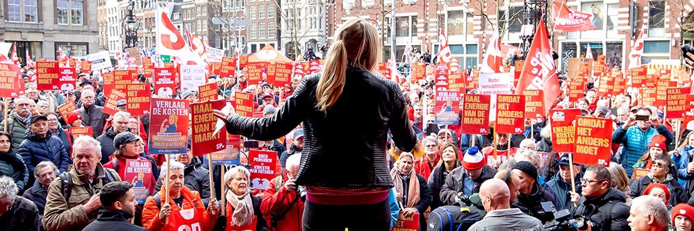 Lilian Marijnissen's banner